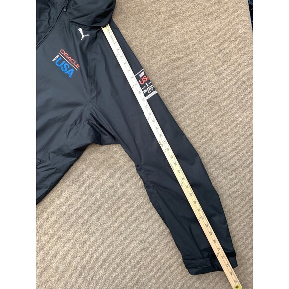 PUMA Oracle Americas Cup Jacket Mens XXL Team USA Hooded Lined Windbreaker - Picture 7 of 10